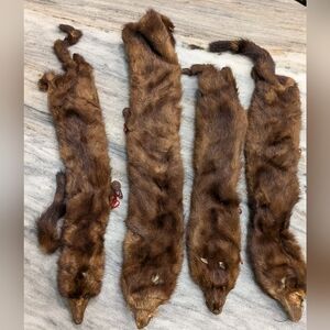 Vintage Brown Fur Stoles